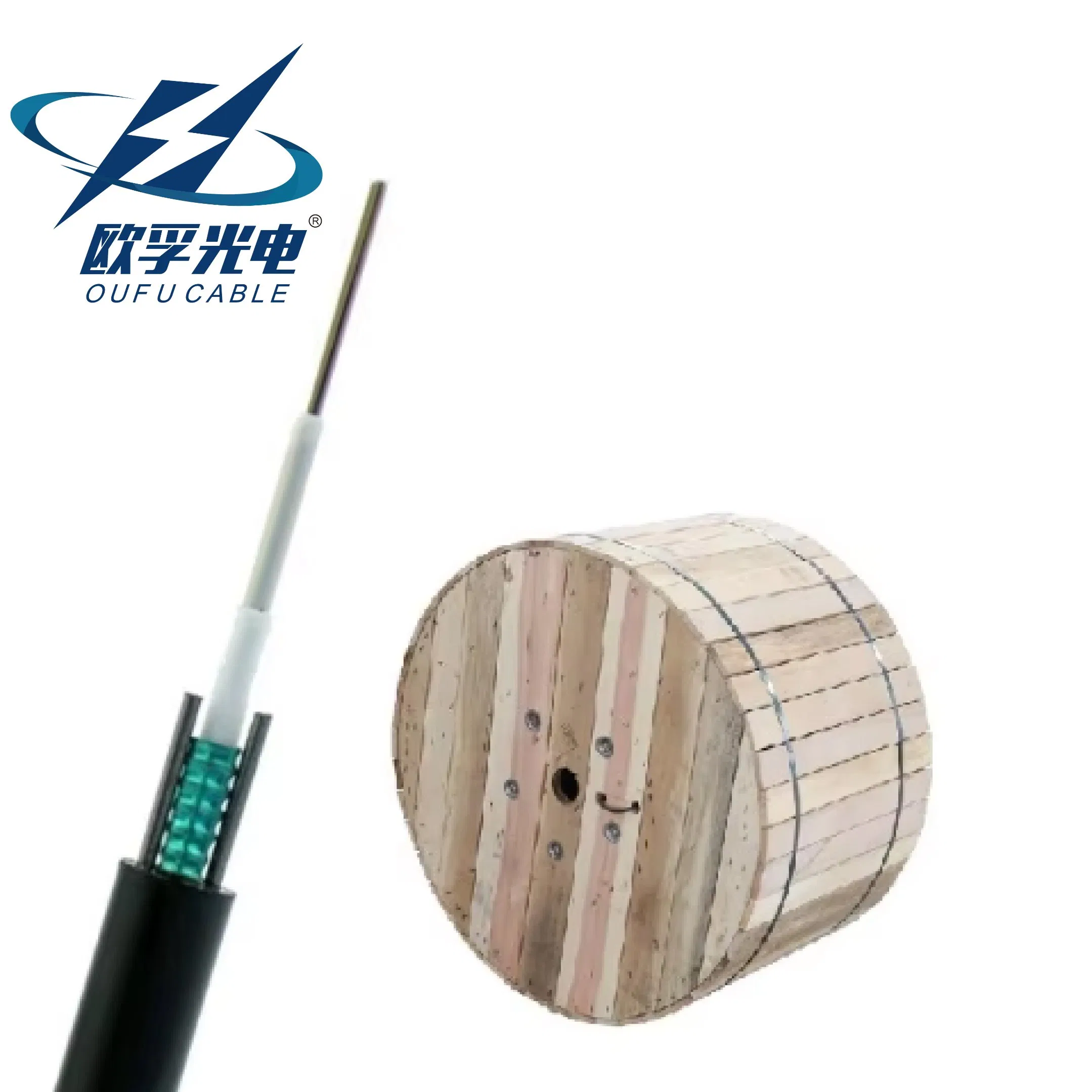 Armored Fiber Optic Cable 6 12 24 Core GYXTW Duct Direct Buried Communication Cable De Fibra Optica Cable