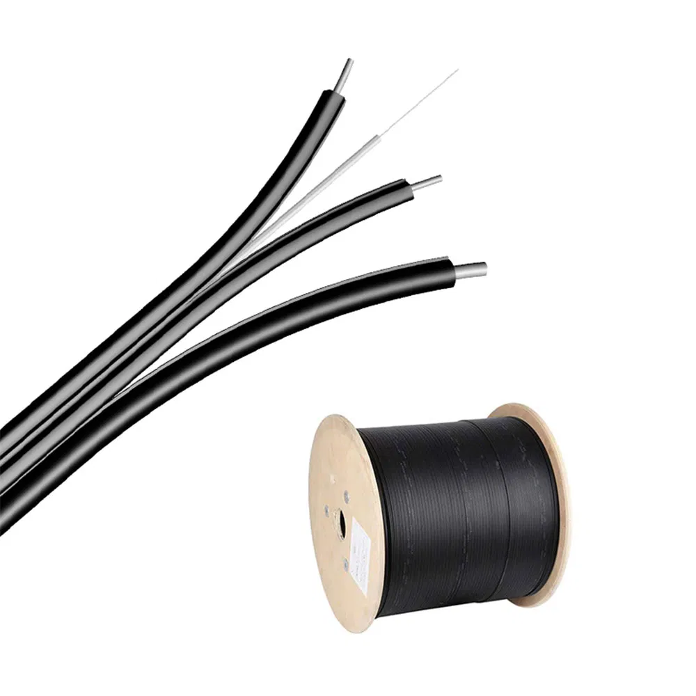 Sc/APC Upc 1core Fiber Optic Cable Underground Figure 8 Flat Drop Cable