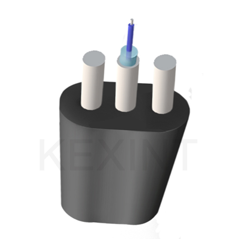 KEXINT GYFBY Flat Cable Fiber Optic Cable 2/4/6/12/24 Cores Communication Cables