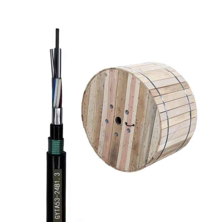 Factory OEM 12 24 48 96 Core Outdoor Direct Burial Anti-Termite Submarine Fiber Optic Cable