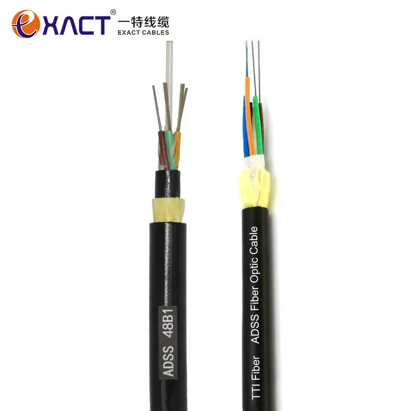 8-48 Core Multimode Fiber Optic Cable ADSS Optical Fiber Cable