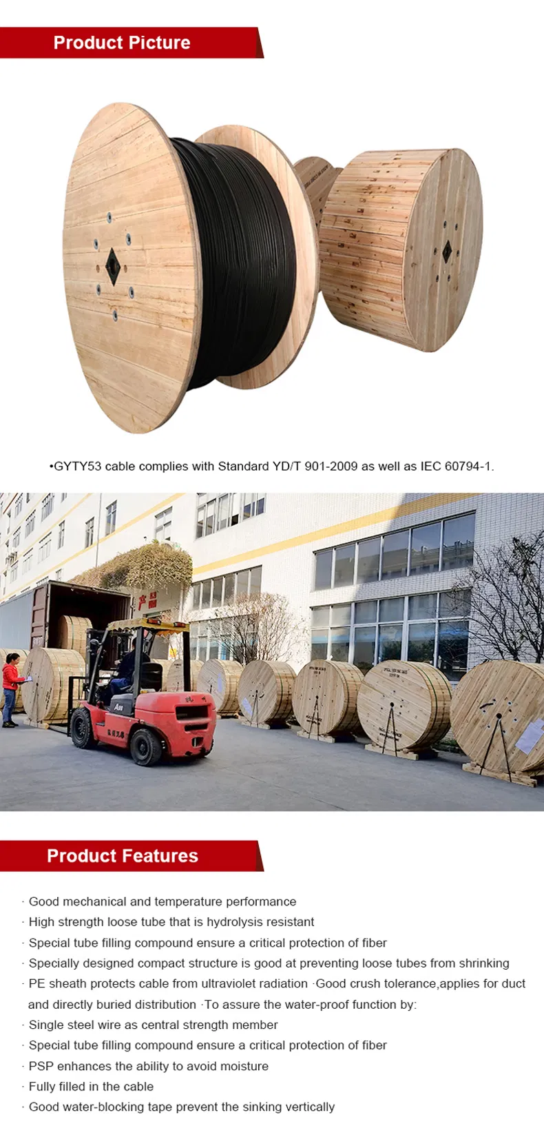 High Quality Fiber Optic Cable Details