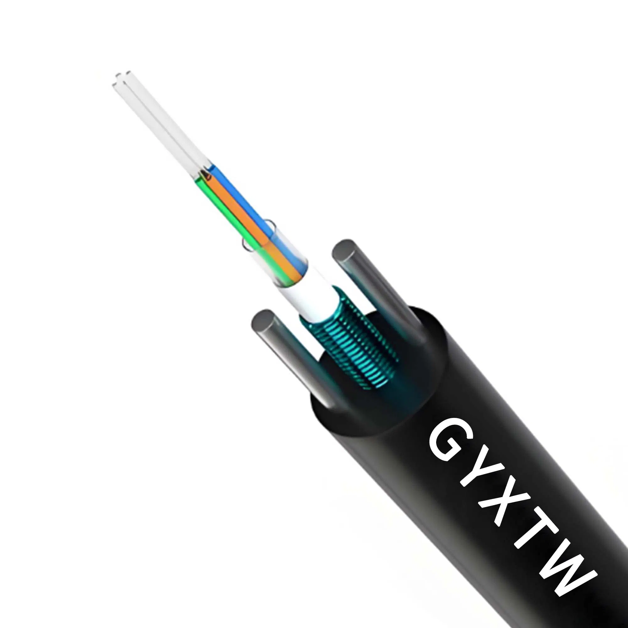 4 Core Single Mode Unitube Light Armored GYXTW Aerial Fiber Optic Cable