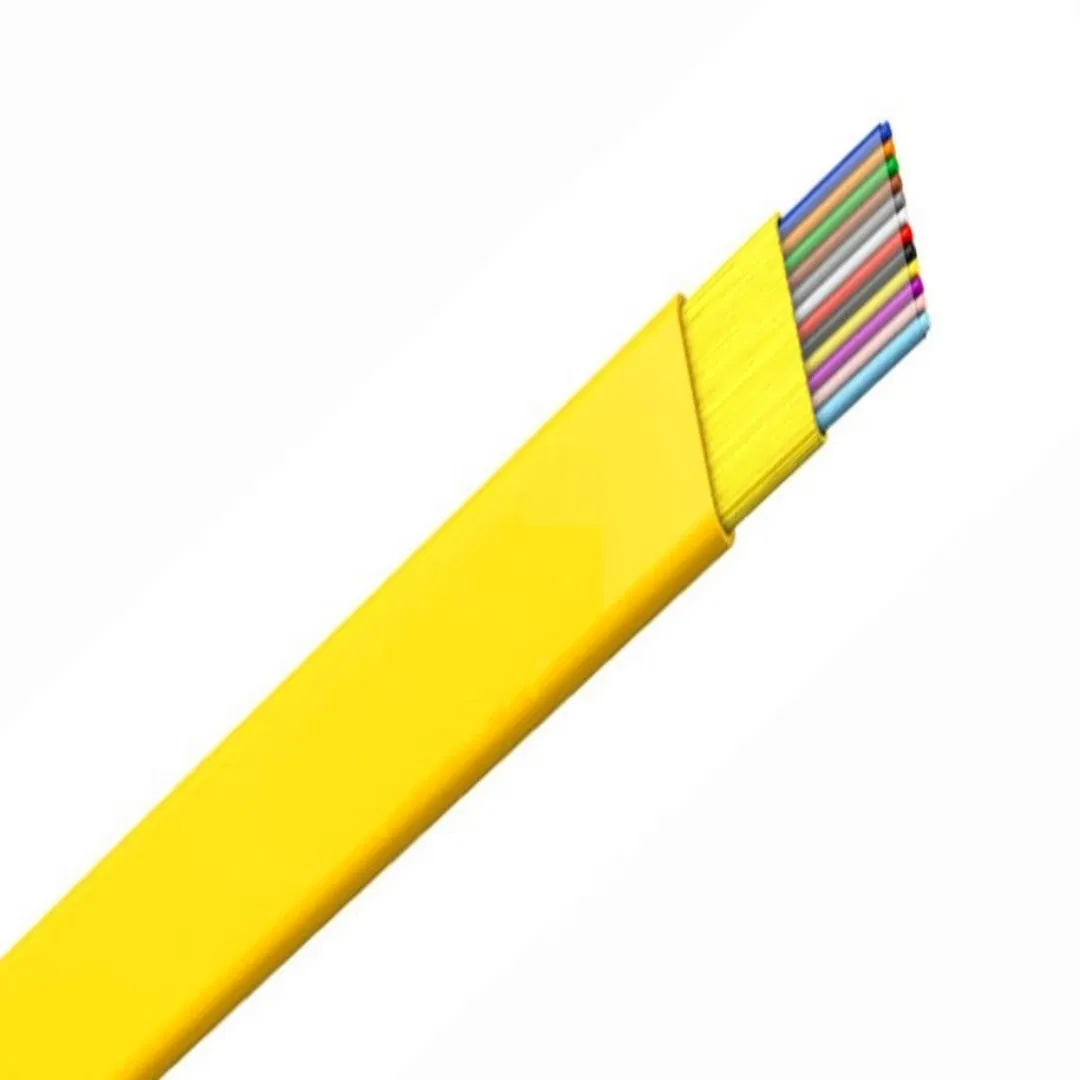 Gjdfb G652D Fiber Exactcable Indoor Single Mode Flat Fiber Ribbon Cable