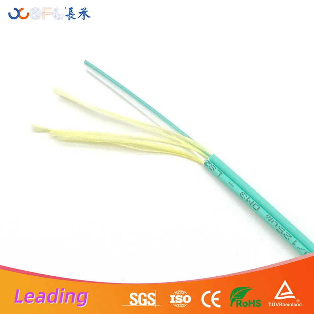 Singlemode GJFJBV Double Core Tight Buffered Indoor Weak Current Fiber Cable