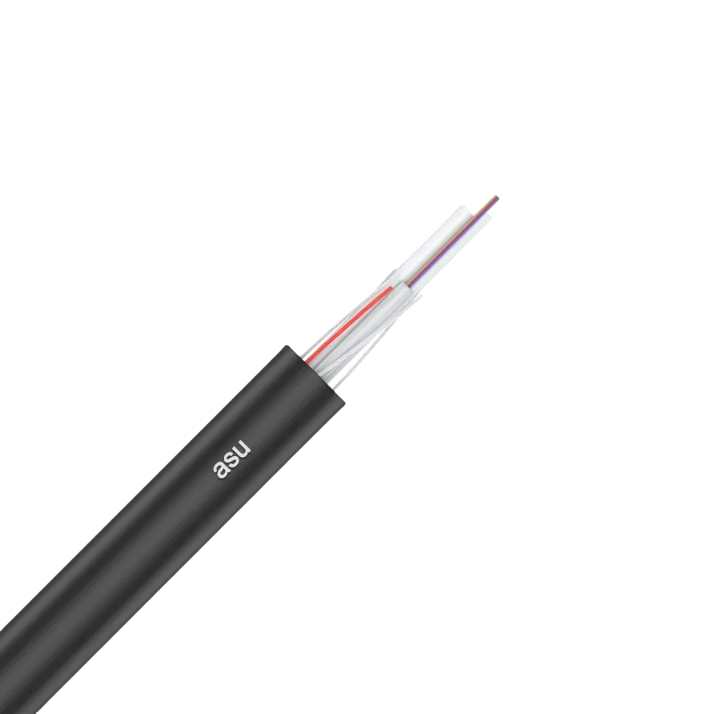 1-24 Core Asu Non-Metal Outdoor Mini ADSS-Aerial Self-Supported Dielectric Fiber Optic Cable, G. 652D