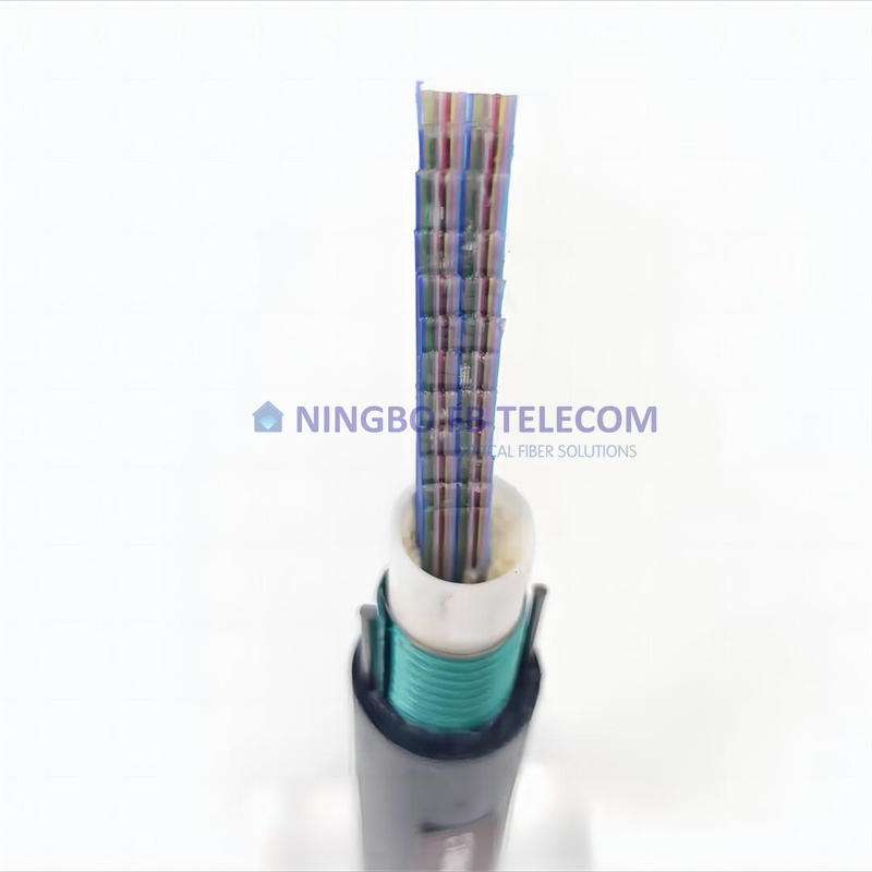 Central Loose Tube Light Armored Ribbon Cable Gydxtw Optical Fiber Cable