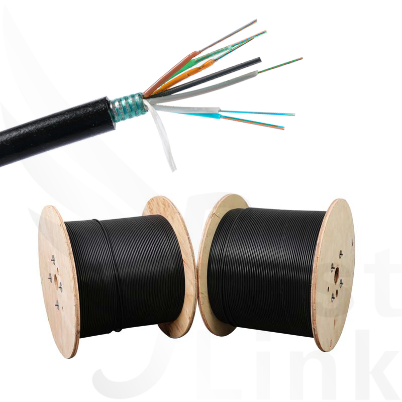 Industrial-Grade GYTS Optical Fiber Optic Cable 4 to 288 Cores