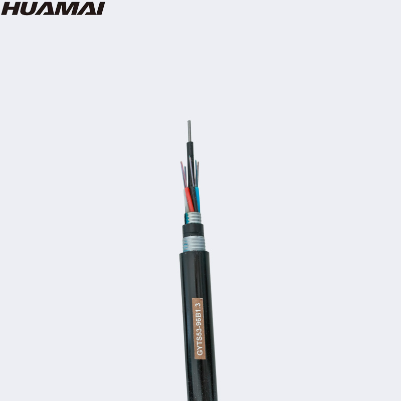 Loose Tube Double Jacket Fiber Stranded Optical Cable for Rural Broadband