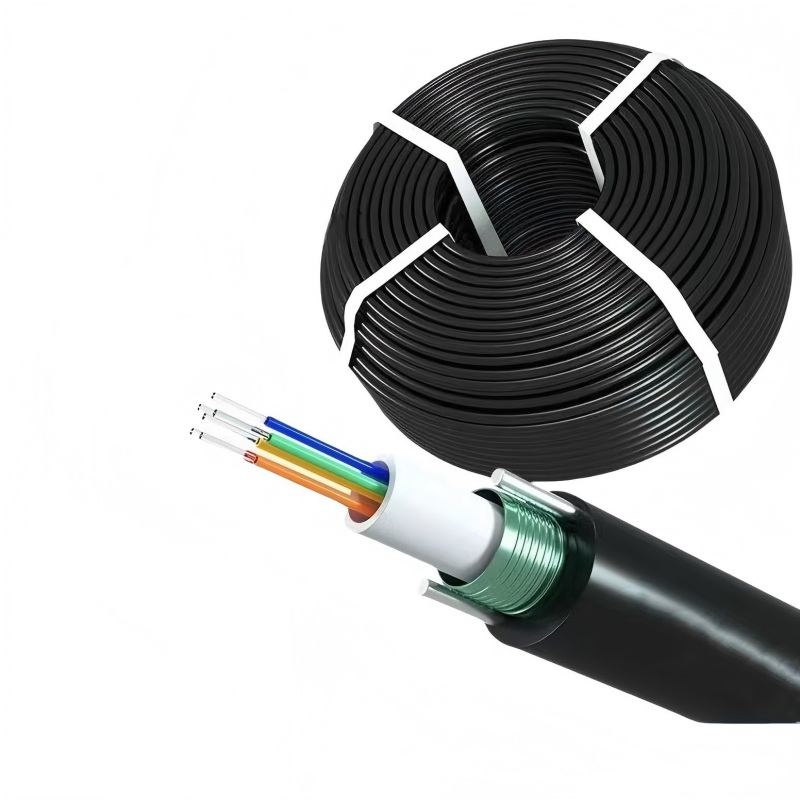 8/12/ 24 Core Underground Waterproof Armored Direct Buried GYXTW Loose Tube Fiber Optic Cable