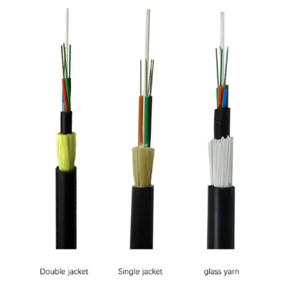 Outdoor Single/Double Jacket Aerial 144core G652D Span 200m ADSS Fiber Optic Cable