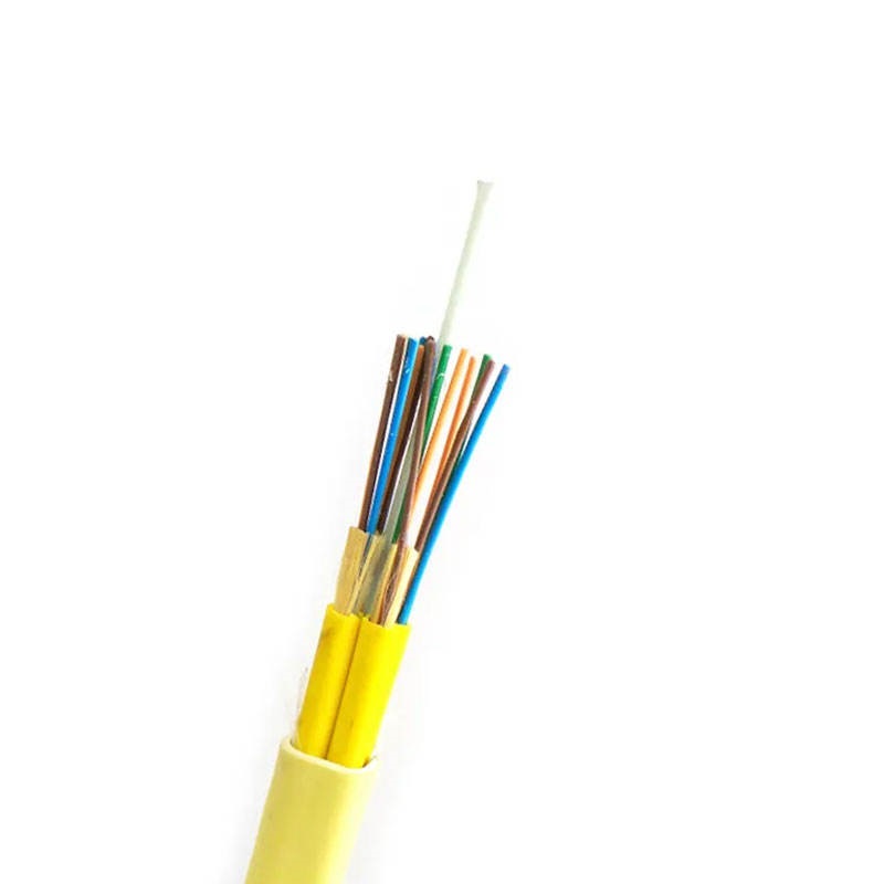 GJBJH FTTX FTTR Multi Mode Om3 Aramid Yarn Aqua Color Lszh Sheath Break Out Indoor Fiber Optic Cable Customized for Various Core