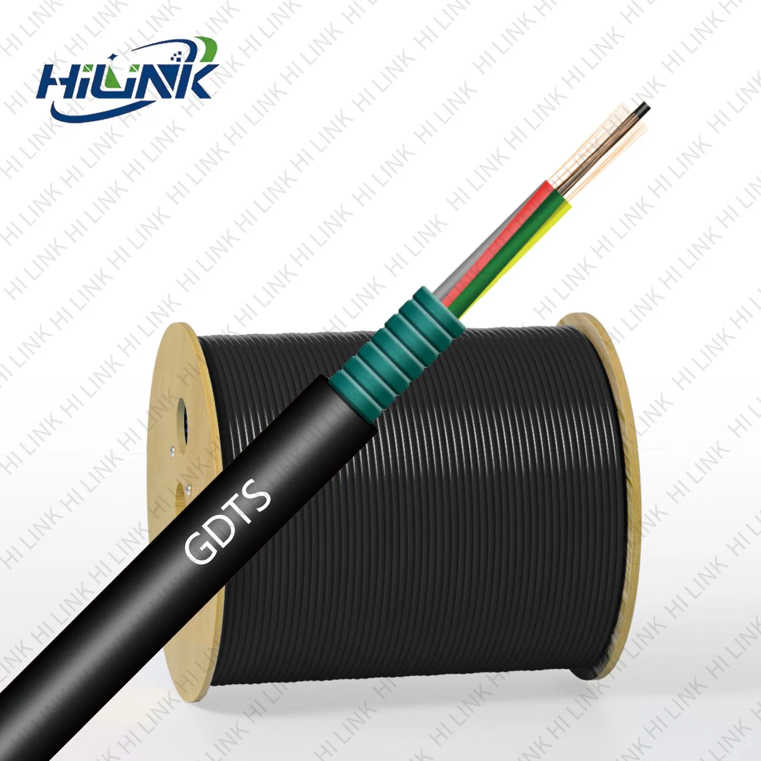 Outdoor Gdts Double Jacket PE Sheath Access Optical Hybrid Cable Optical Fiber Cable