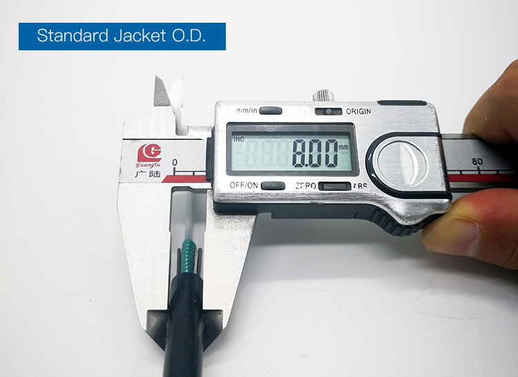 Outdoor Armored 24fo G652D Central Tube GYXTW Fiber Optic Cable with ISO9001