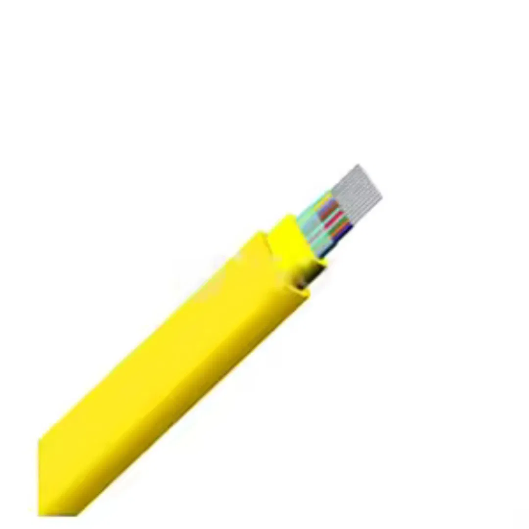 Gjdfb G652D Fiber Exactcable Indoor Single Mode Flat Fiber Ribbon Cable