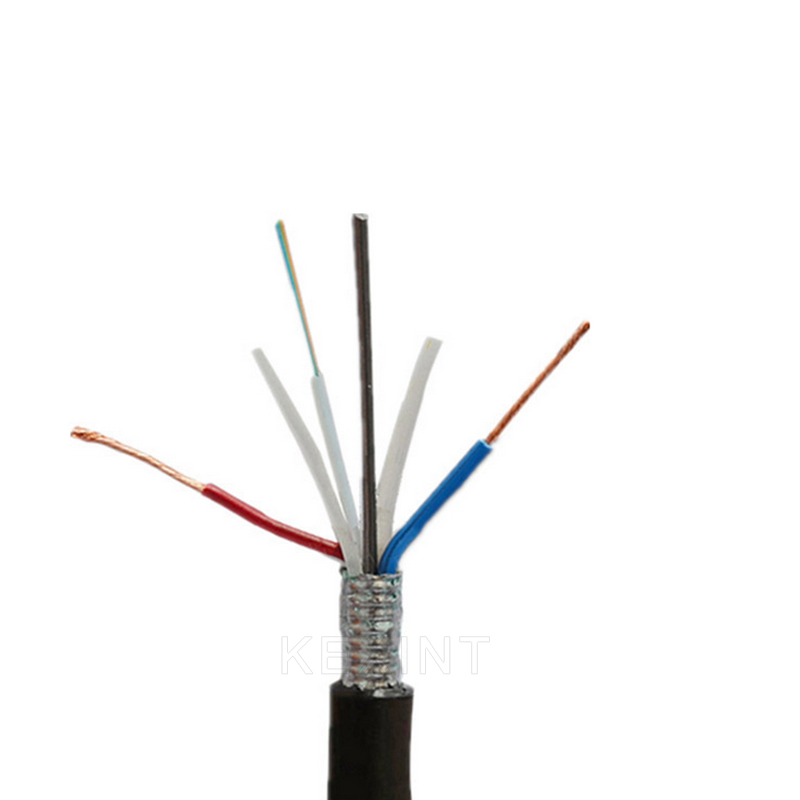 Kexint Electric Power Copper Wire Hybrid Composite Photoelectric Composite Optic Fiber Cable
