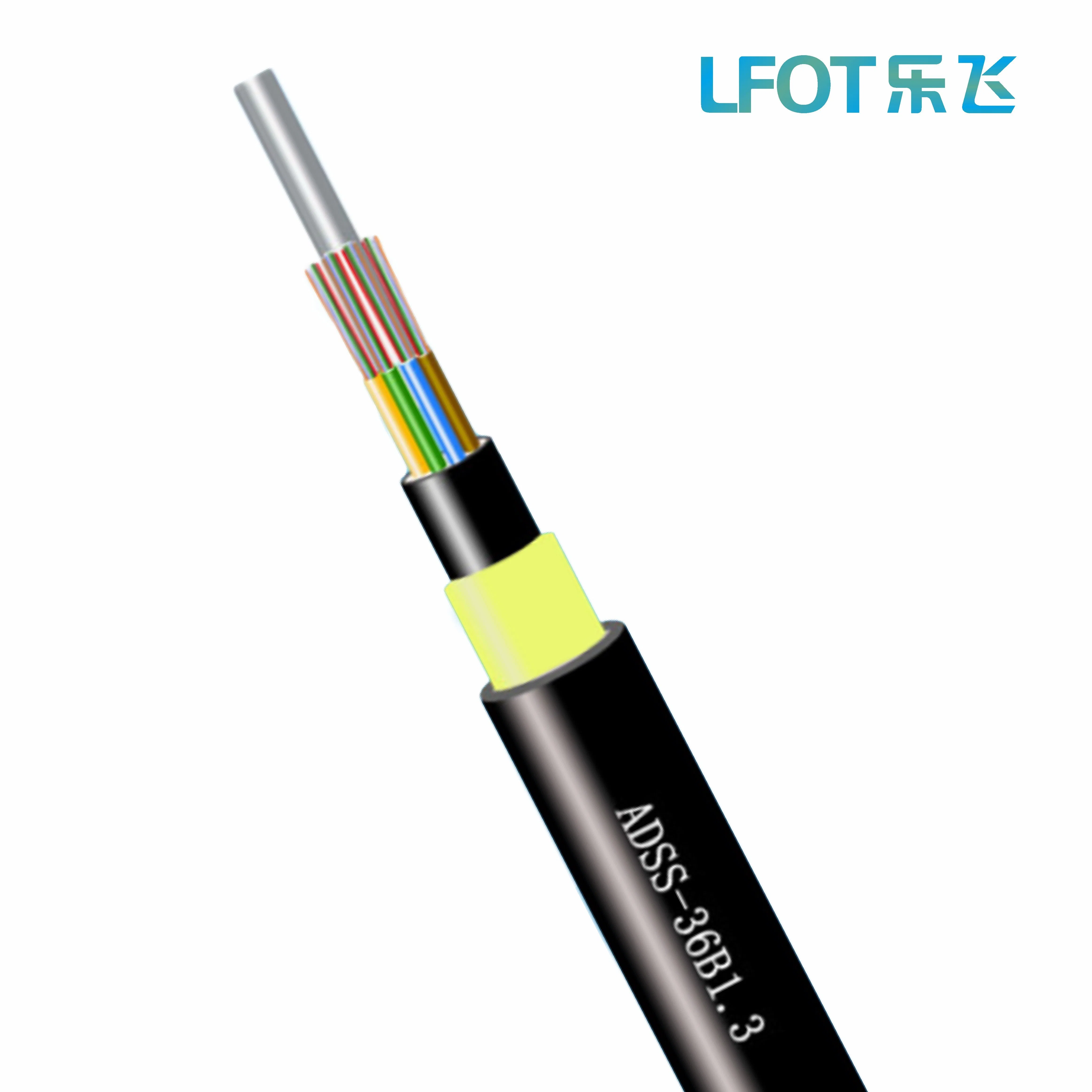 96 Core ADSS Fiber Optic Cable Industrial Complex Power Communication Network Wire