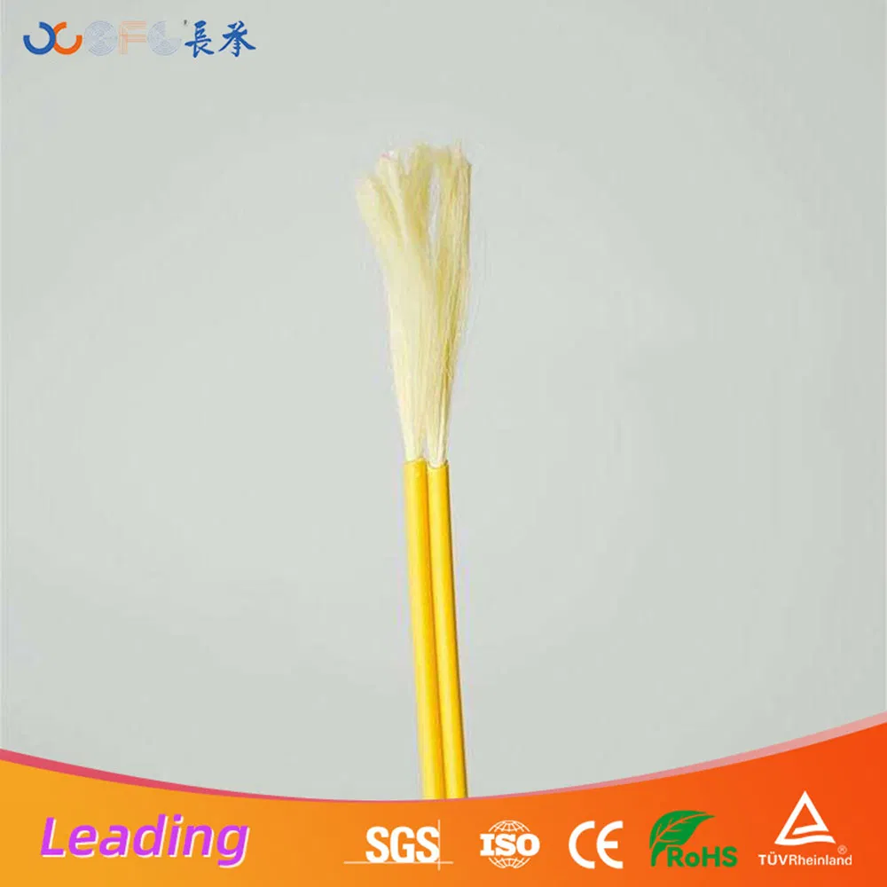 Singlemode GJFJBV Double Core Tight Buffered Indoor Weak Current Fiber Cable
