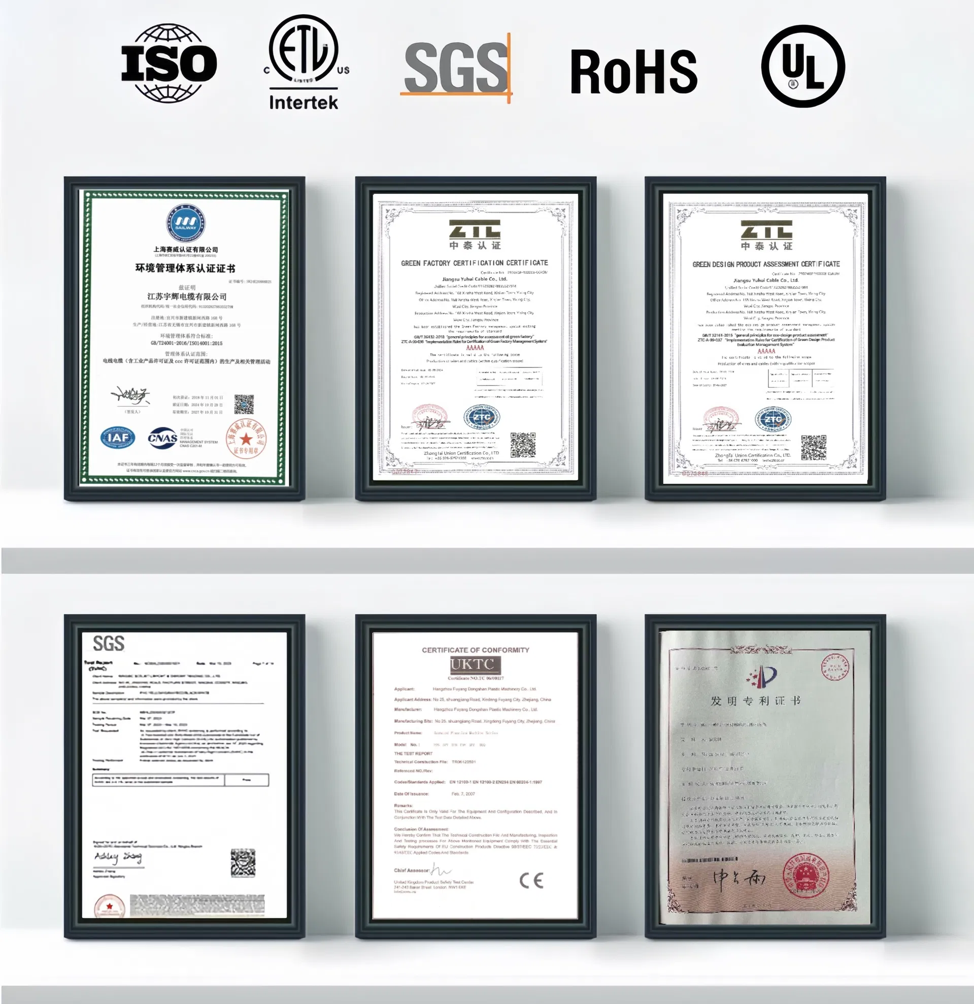 Certificates