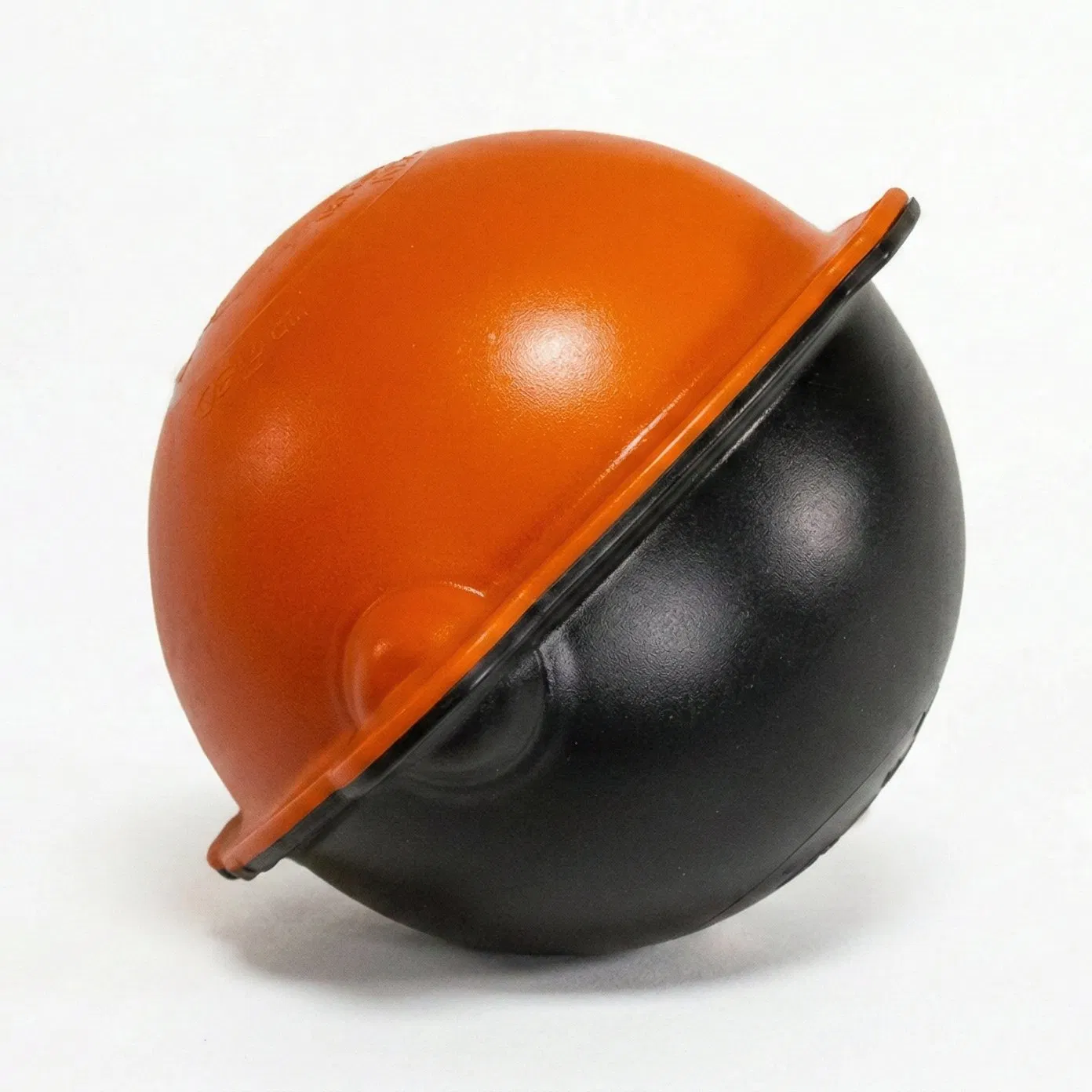 Orange Black HDPE Fiber Optic Cable Underground Locator Electronic Marker Ball