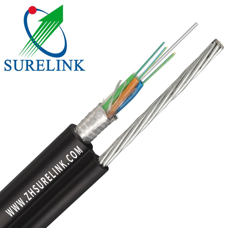 Surelink Direct Buried Underwater Submarine Steel Wire Armored 24 48 72 96 Core Optic Fiber Cable GYTA33