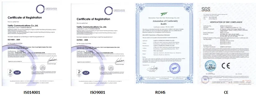 Certifications