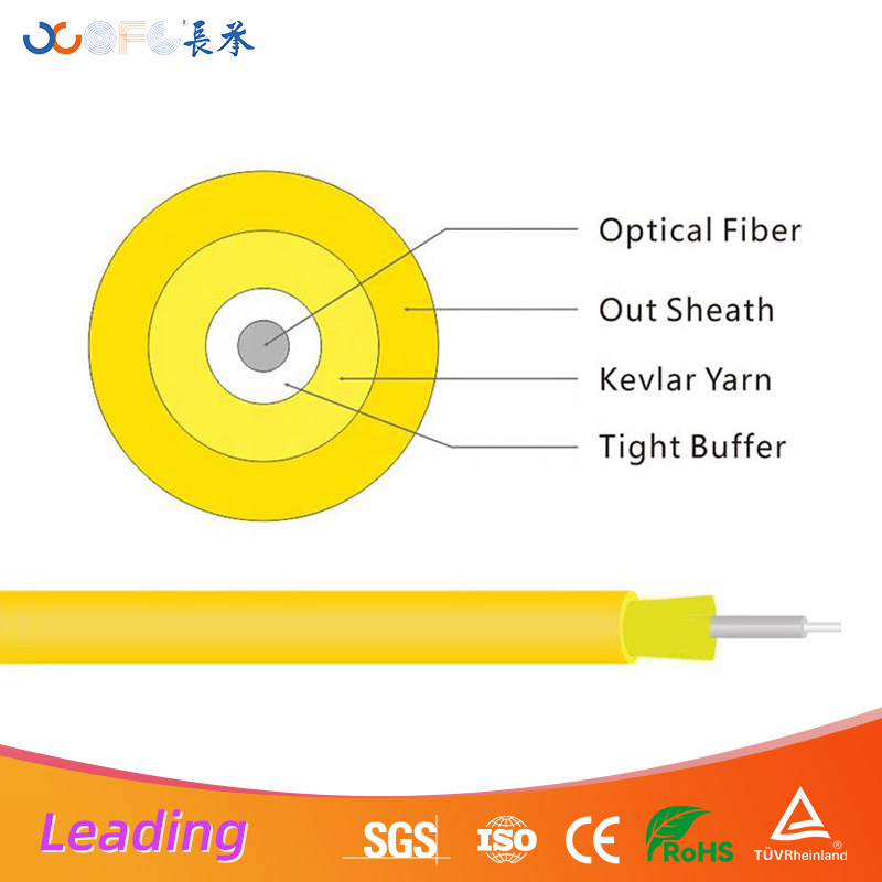 High-Performance Single-Core Fiber Optic Cable for Data Centers