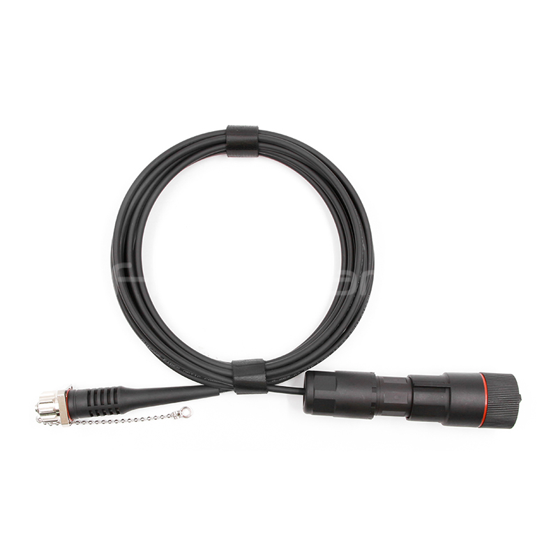 FTTA Outdoor Fiber Optic Patch Cable FPM Duplex LC to ODC 2 Cores Single Mode G657A2 Waterproof IP67 LSZH / OFNR for 4G 5G Base Station RRU Connection