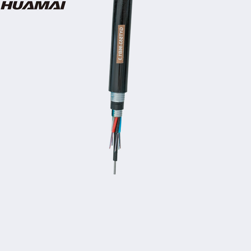 Loose Tube Double Jacket Fiber Stranded Optical Cable for Rural Broadband
