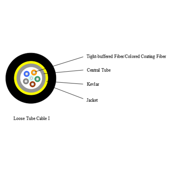6core Fiber Optical Loose Tube Cable I