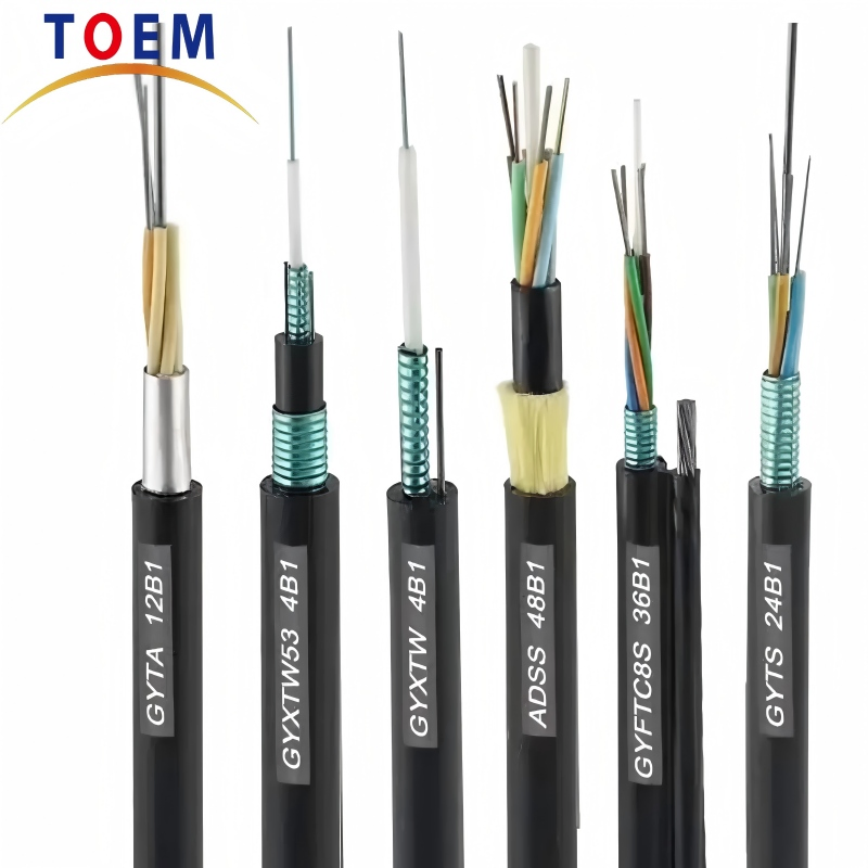 Industrial Grade Fiber Optic Cable, Corrosion Proof &amp; Abrasion Resistant for Harsh Environments