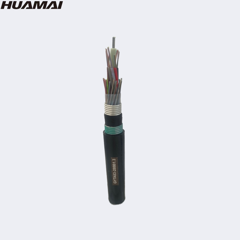 Loose Tube Double Jacket Fiber Stranded Optical Cable for Rural Broadband