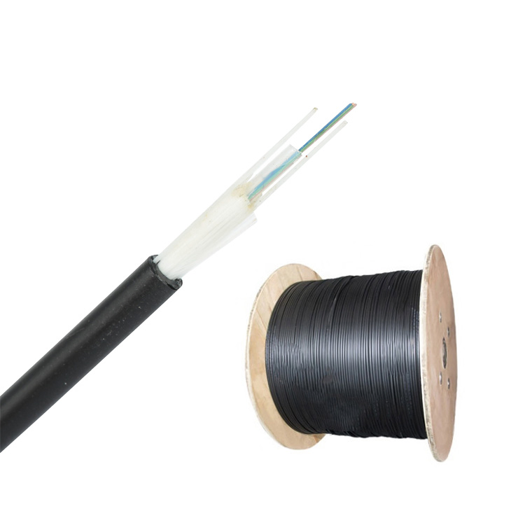 Best Selling Non Metal Uni Loose Tube 12 24 Core Single Mode Fiber Optic Cable Manufacturer