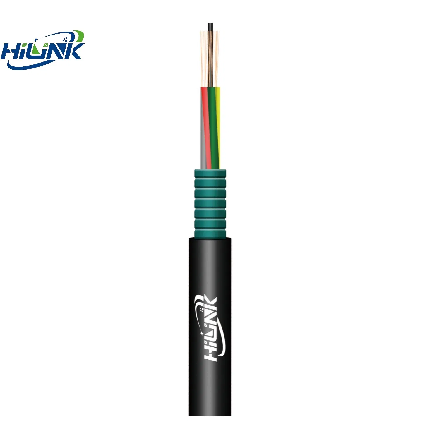 Fiber Optic Cable Gdts Double Jacket PE Sheath Access Optical Hybrid Cable Optic Fiber Cable