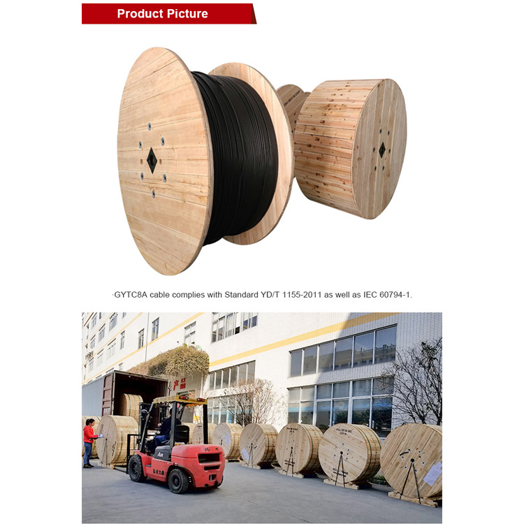 Gytc8a/GYTC8S Figure 8 Cable Self-Supporting Aerial Fiber Optic Cable