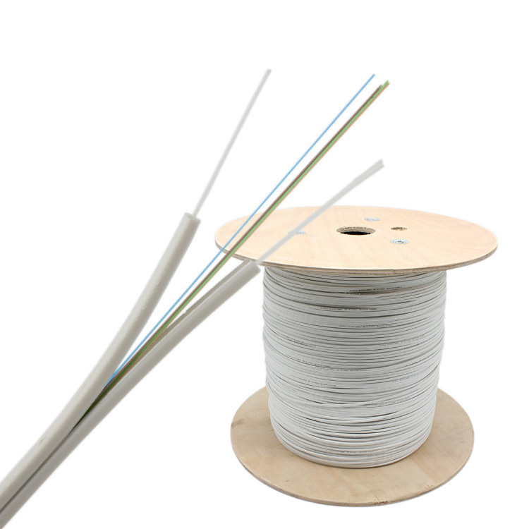 High Quality 2-12 Cores Flat Ribbon Fiber Optic Cable Gjdfbv