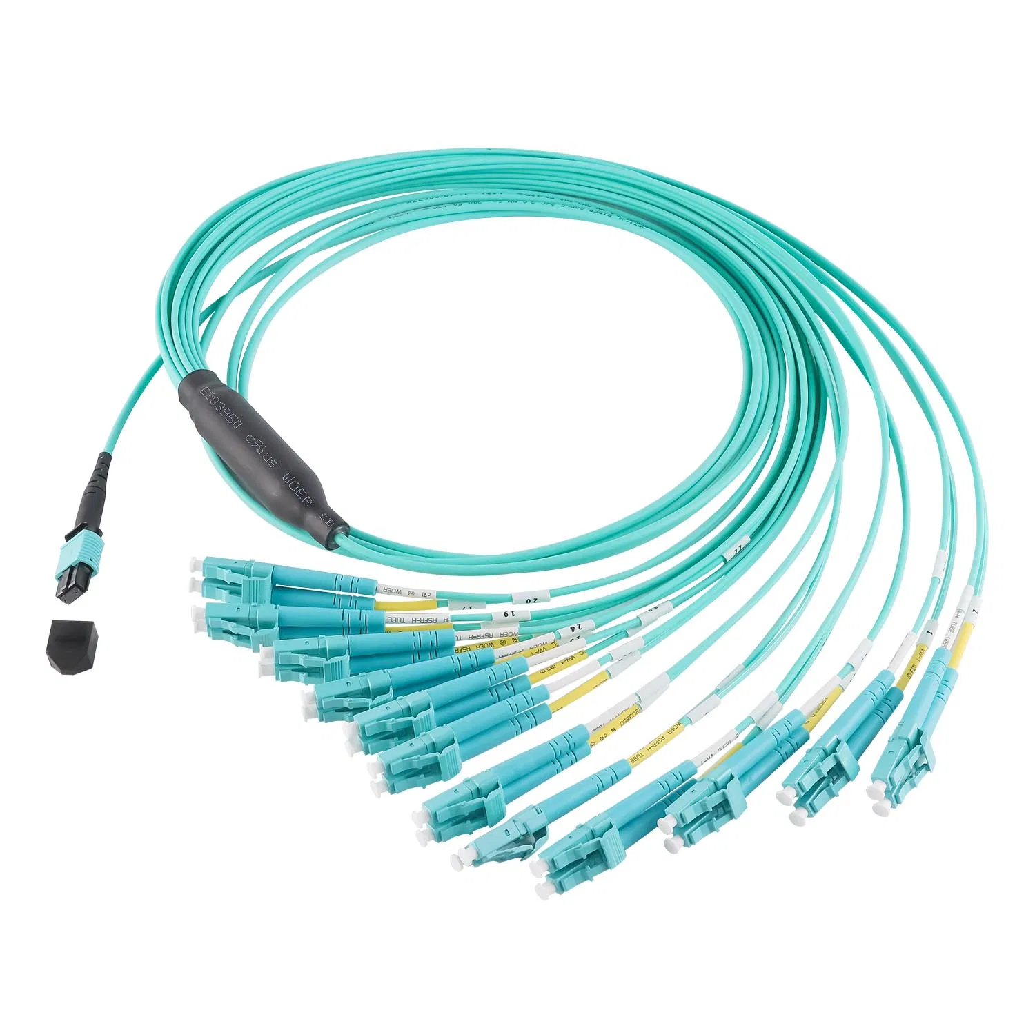 12/24/48/96/144 Core LC/Sc/St/FC MPO/MTP Connector FTTH Indoor Outdoor Armoured Drop LSZH PVC Fiber Optic Optical Patch Cord Pigtail Jumper Wire Cable