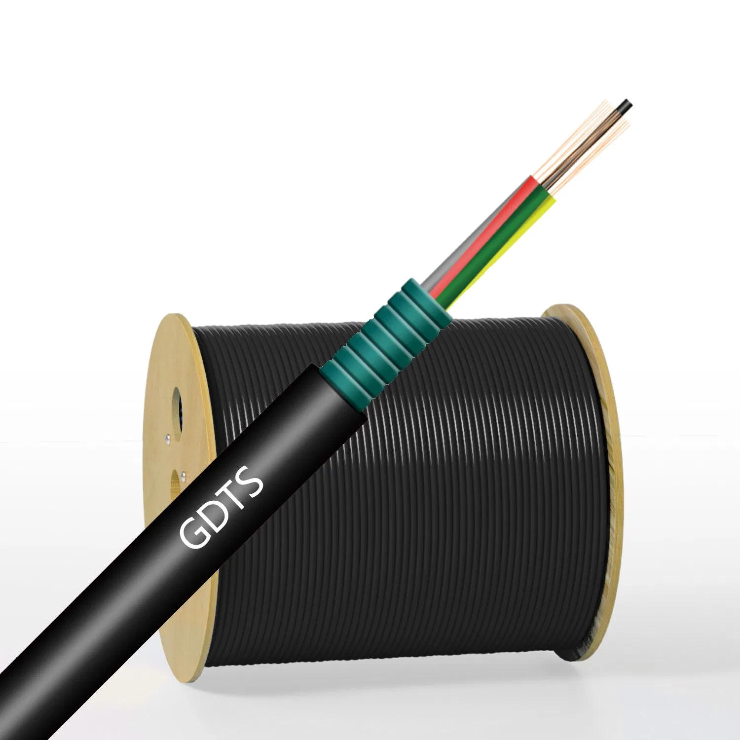 Gdts Double Jacket PE Sheath Access Optical Hybrid Cable Optical Fiber Cable