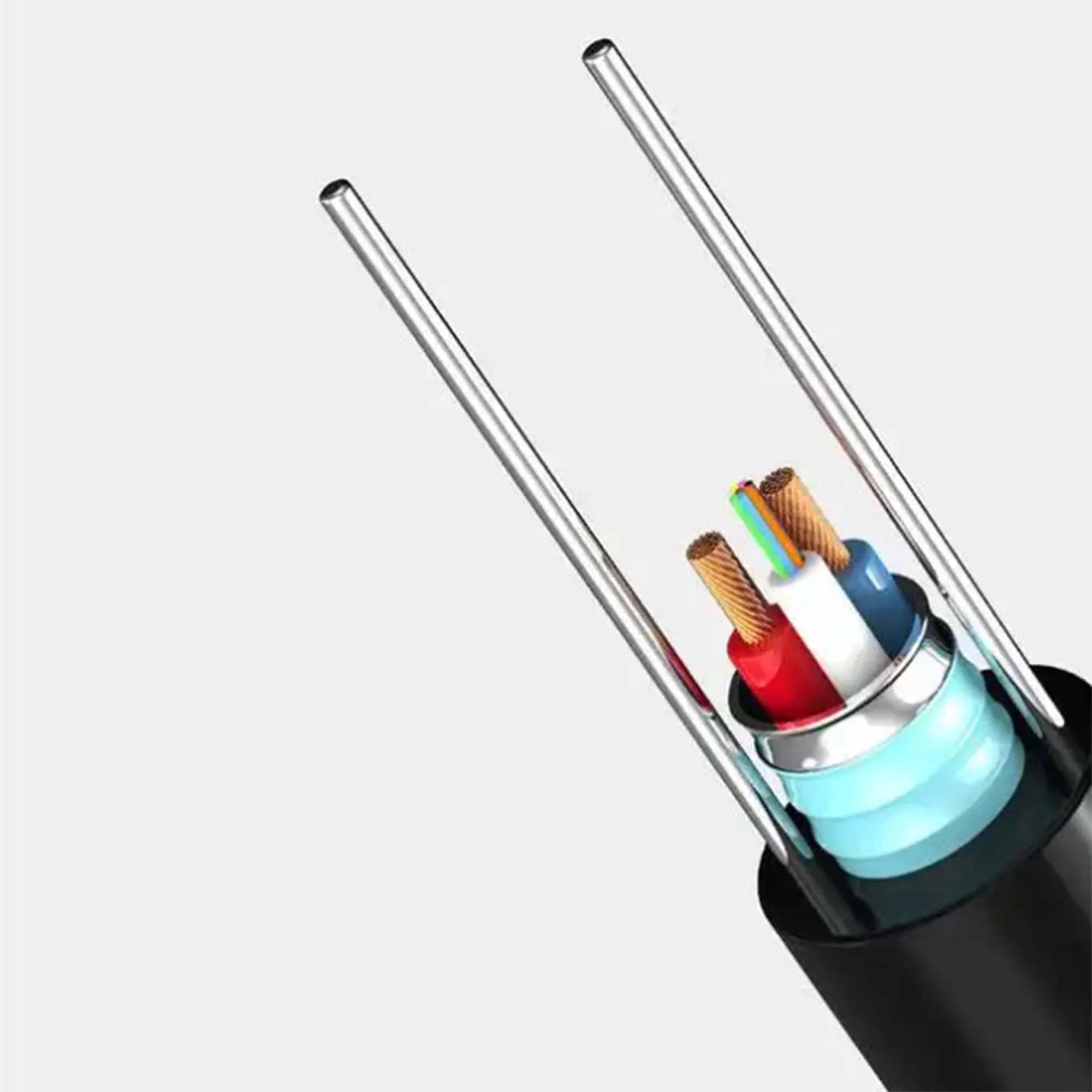 Premium Customizable 12, 24, 48 Core Hybrid Optical Fiber Cable