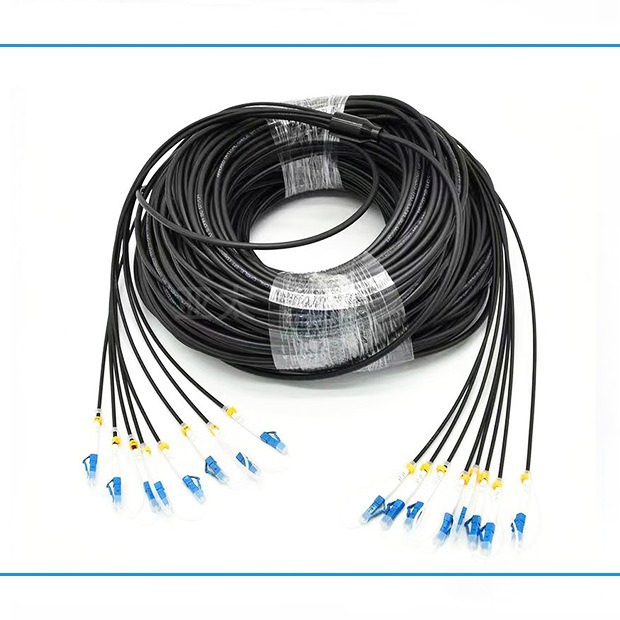 Single Mode Duplex Fiber Optic Patch Cord Om3 Om4 LC Sc St Connector 40g 100g Data Center Jumper Cable