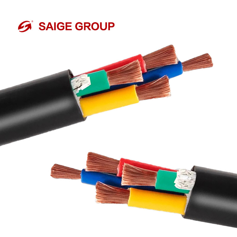 Composite Fiber Optic and Power PVC Hybrid Cable