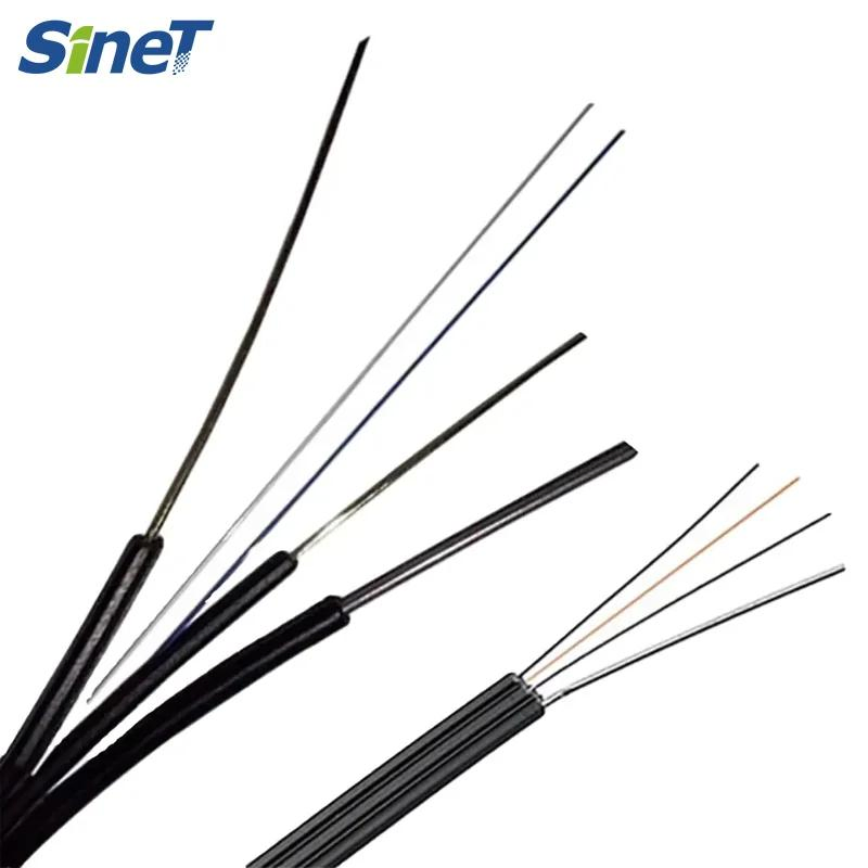Gjxh Gjxch Gjyfxch 1, 2, 4, 6, 8, 12 Cores FTTH Flat Indoor/Outdoor Fiber Optic Cable Drop Cable