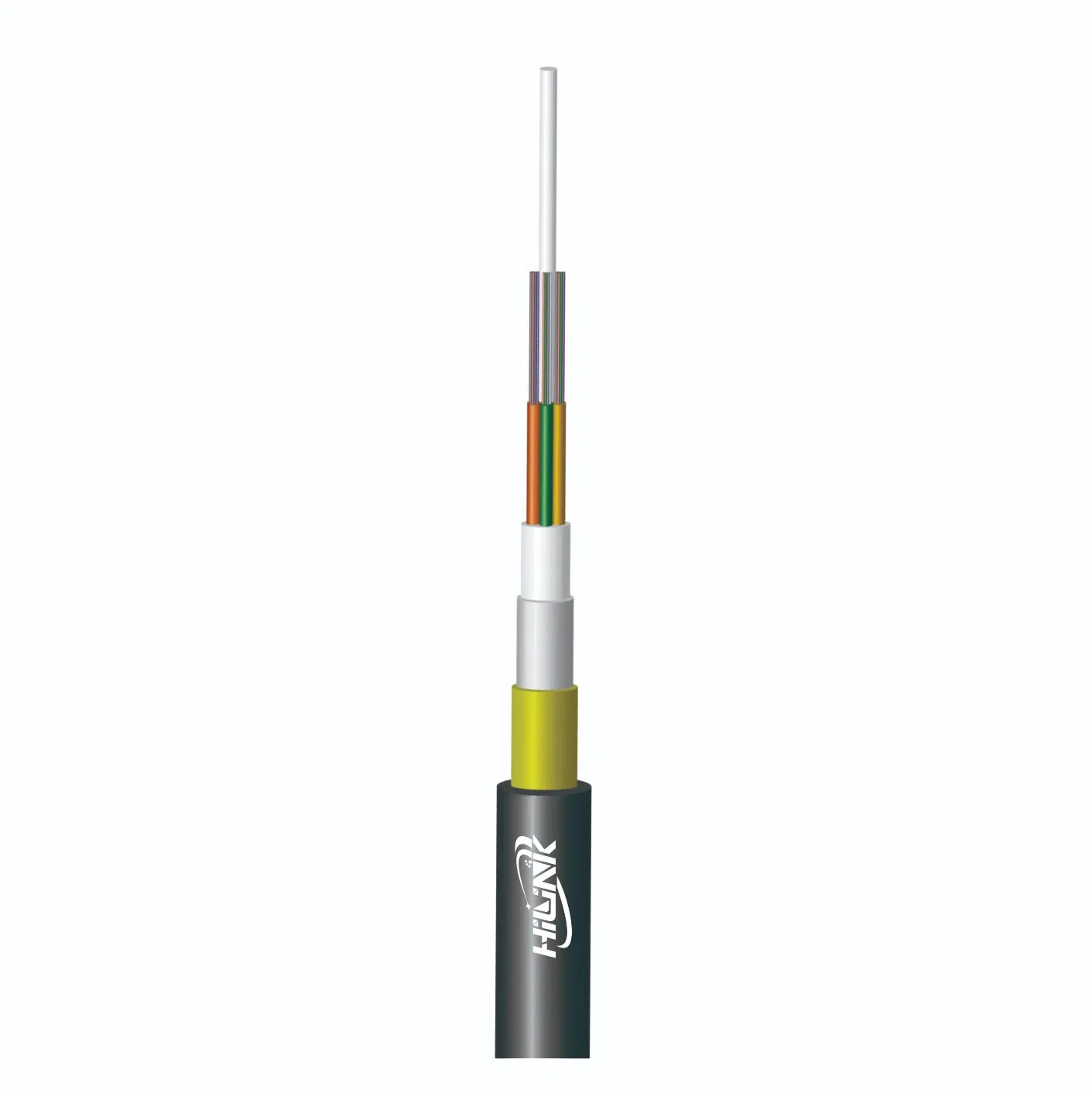 OEM FTTH Self-Supporting ADSS Optical Sm Fiber Optic Cable Outdoor for Communication