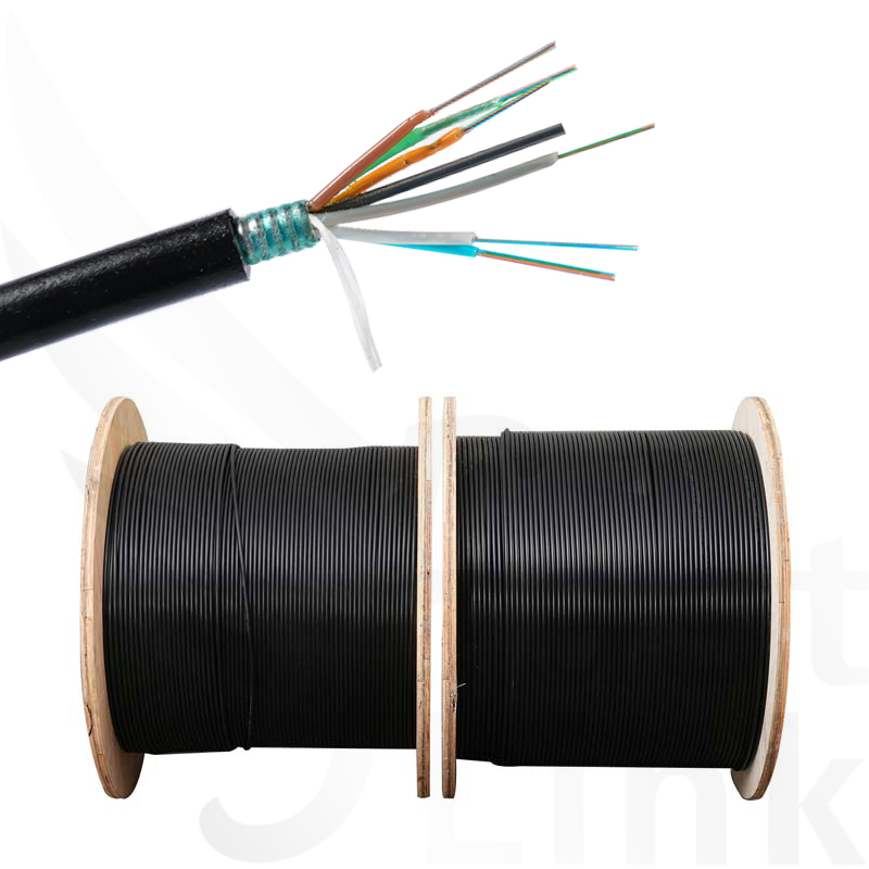 Industrial-Grade GYTS Optical Fiber Optic Cable 4 to 288 Cores