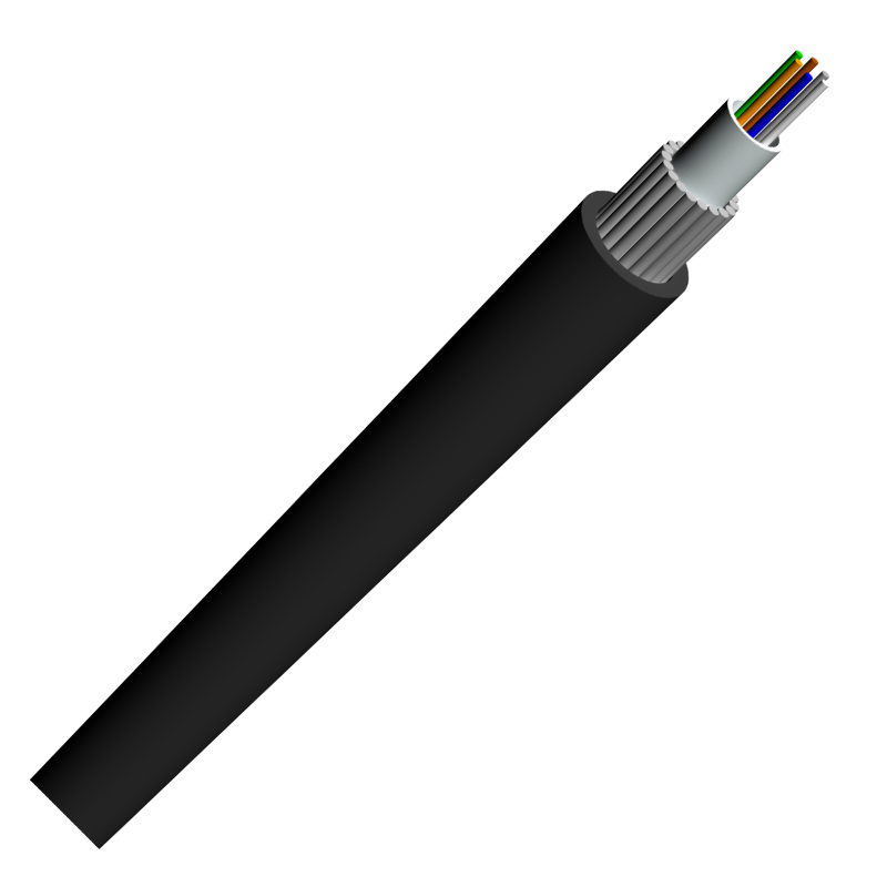 GYXTY Steel Wires Armored Outdoor Singlemode 4 6 8 12 24 Core Duct Fiber Optic Cable