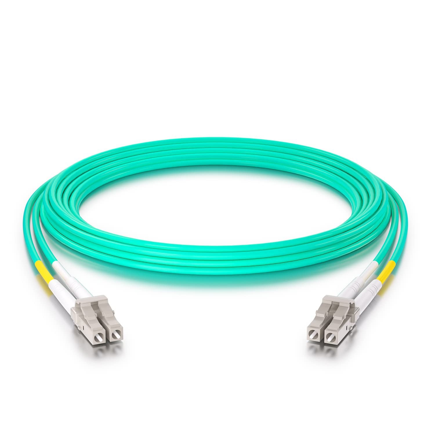 Fiber Patch Cable LC to LC OM3 10Gb/Gigabit Multi-Mode Jumper Duplex 50/125um LSZH Fiber Optic Cord