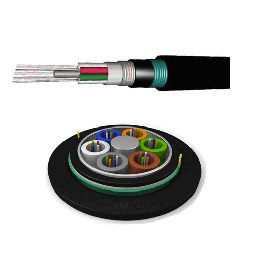 Guangdong Factory OEM Submarine Singlemode Multimode Outdoor Dark Armoured Optic Optical Fiber Cable