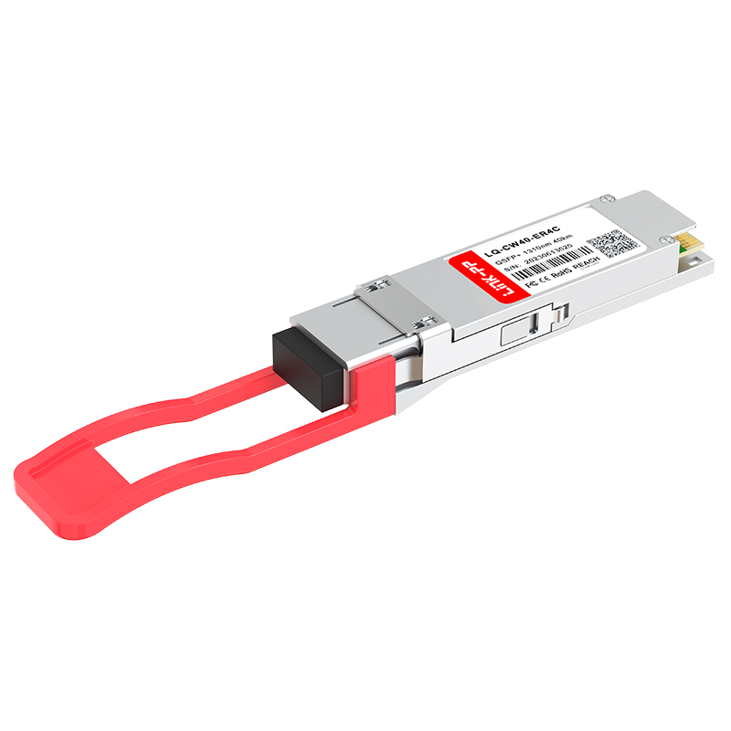 40GBASE-ER4 Duplex LC Single Mode 1310nm QSFP+ 40km SMF Optical Transceiver Module