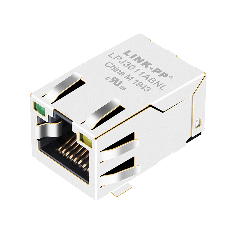 SMT RJ45 10/100 Base-T Tap Up With Leds RJ-45 Female Connector LPJ3011ABNL