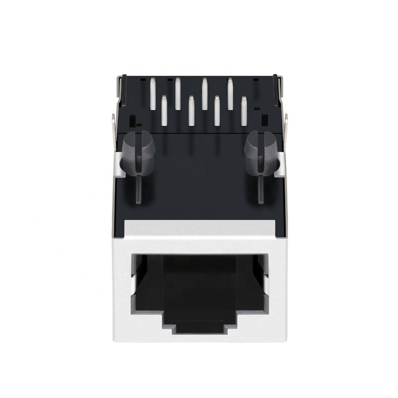 1000Base-T SMT tab up Single Port Modular Jack RJ45 Connector HR961120C